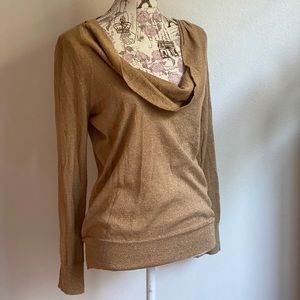Dana Bachman gold sweater